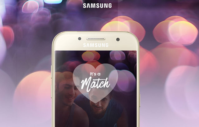 Campagne van Samsung voor Valentijn 2017