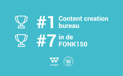 WeDigital is #1 Content Creation Bureau in FONK150